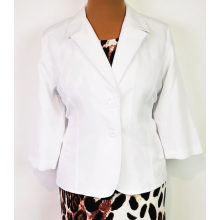 Kihajtós nyakú, 3/-es ujjú, 2 gombos blézer L-3XL