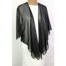 Fekete-ezüst alapszínű, enyhén csillogó nyitott  perelin 