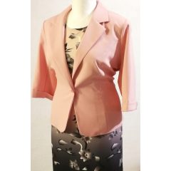   Nagy Méret! Gyönyörű mályva színű, szövet anyagú blézer M-4XL