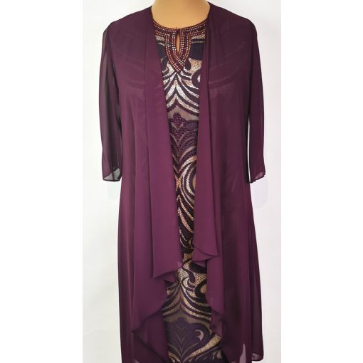 Gyönyörű két részes alkalmi ruha 44-58