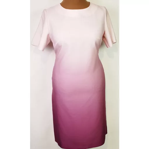 Rózsaszín alapszínű, színátmenetes, alkalmi ruha 42-52